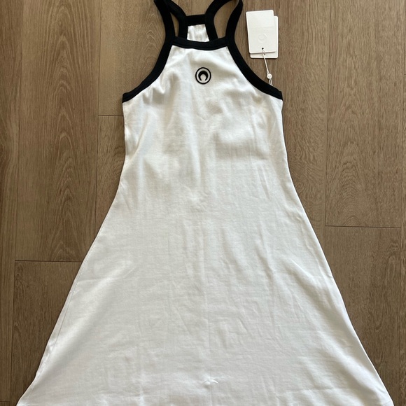 Marine Serre Ribbed cotton mini dress - Picture 5 of 12